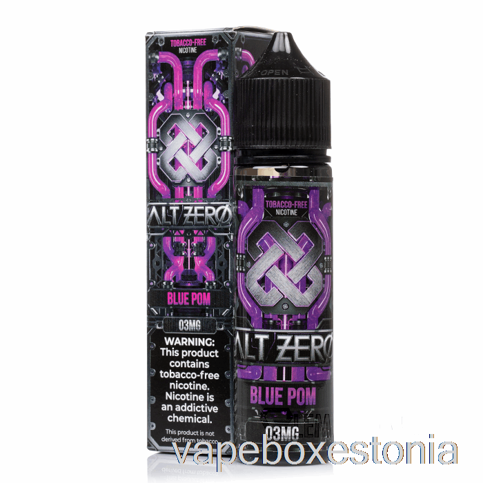Vape Box Estonia Blue Pom - Alt Zero - 60ml 6mg